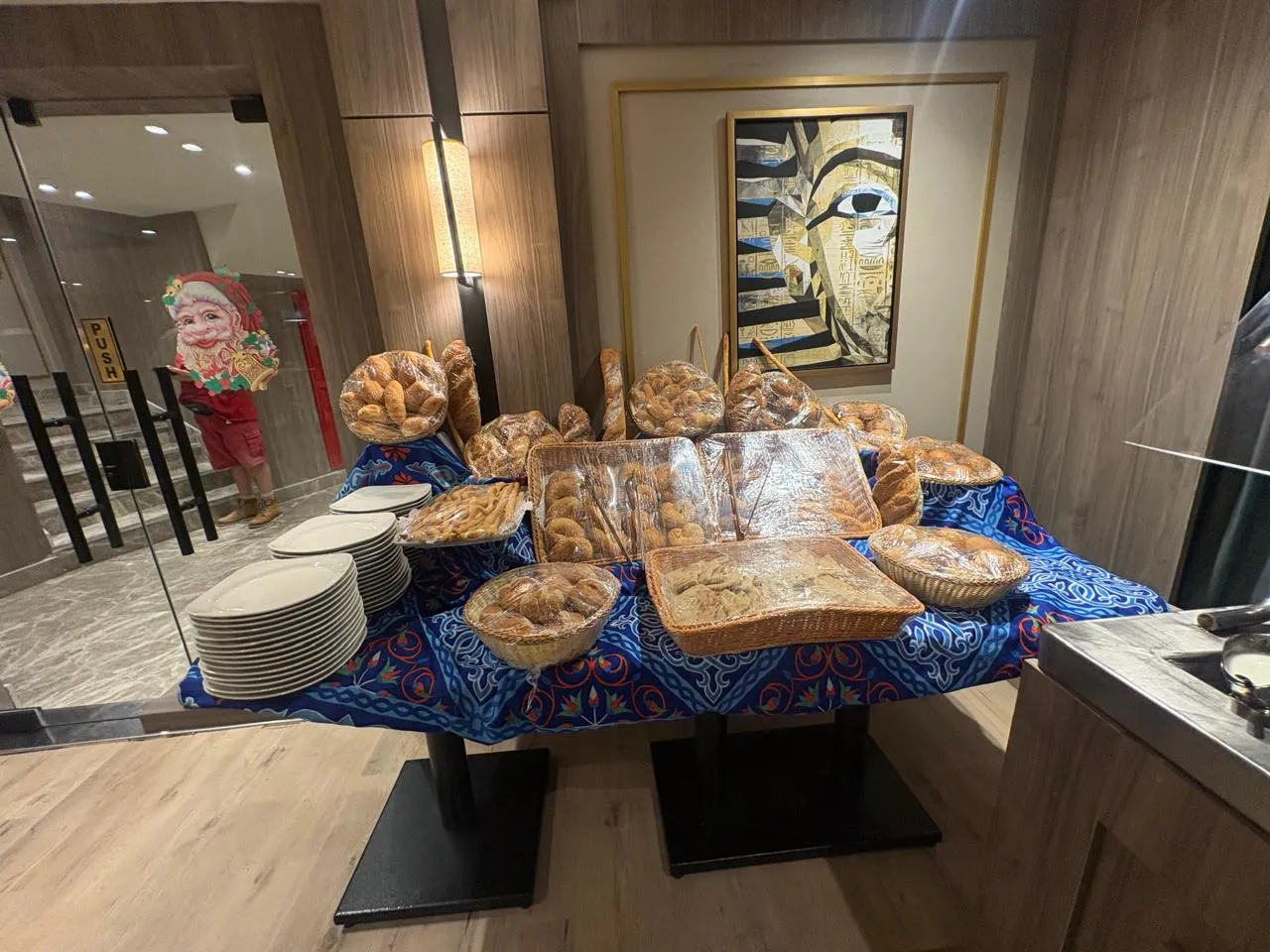 Restaurant aboard the Royal Liberty Nile cruise